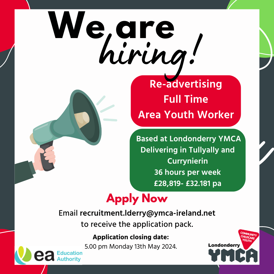 Full-Time Area Youth Worker – Tullyally and Currynierin – Extended Closing Date